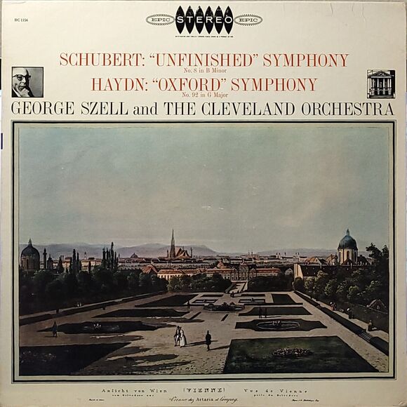 George Szell LP Schubert: Unfinished Symphony No. 8 / Haydn: Oxford Symphony 92 - Picture 1 of 4